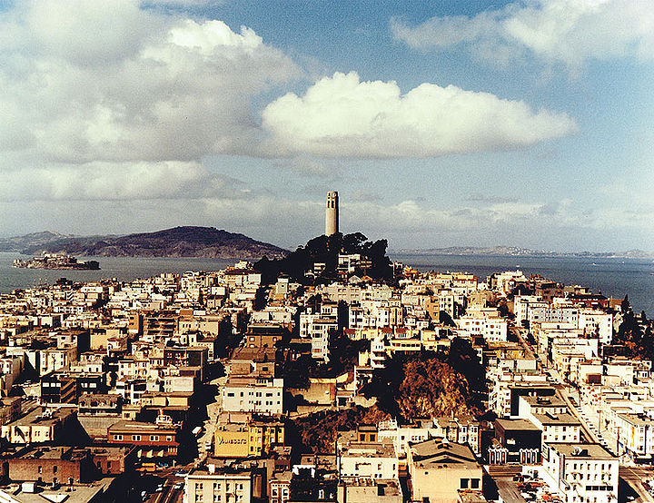 Coit-Tower-and-Tel-Hill-w-Alcatraz-and-Angel-Island-behind-from-downtown-hirise-pretty-clouds-sunny-day-courtesy-Jimmie-Shein.jpg